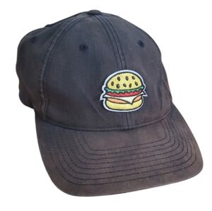 Flexfit Black‎ & Clay Hamburger Cap Size S-M